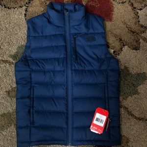 Men’s Blue North Face Vest